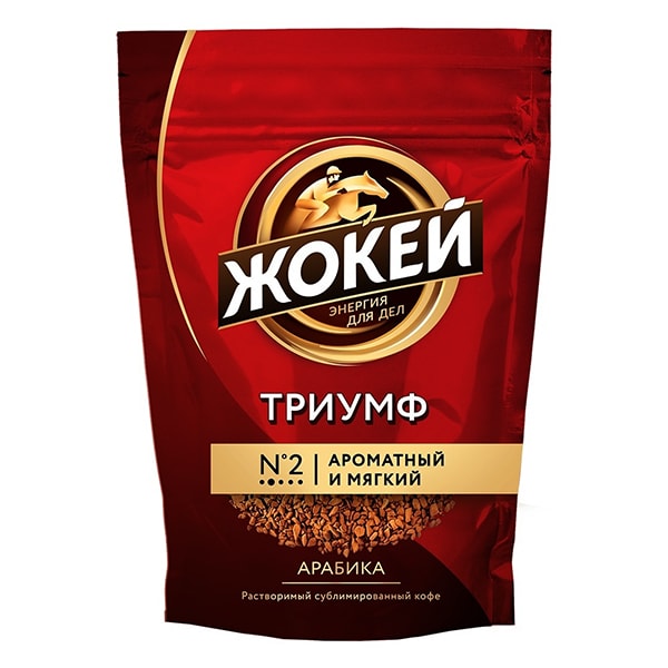 Кофе растворимый Жокей Триумф сублимированный 75 г.